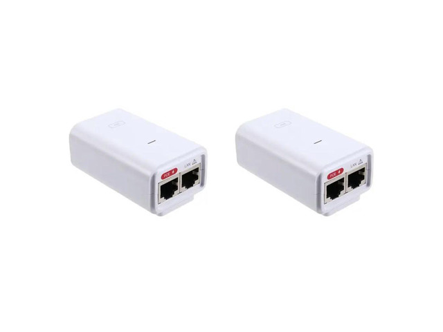 2X UBNT Unifi 24V 0.3A Gigabit Poe Power Module Lite LR