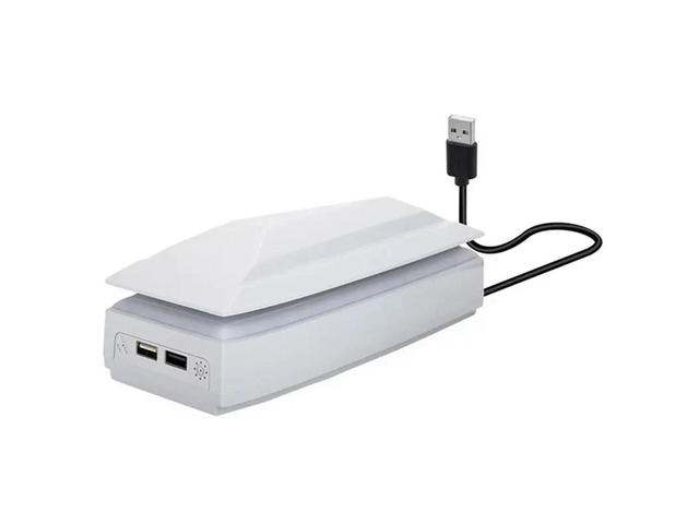 For PS5 Slim Console Cooler Fan With Dust Cover USB Port Upper RGB 3-Speed Cooling Fan