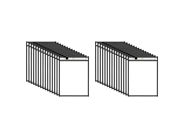30 Packs Dry Erase Pockets Reusable Plastic Sleeves Clear Job Ticket Holders For Teacher Classroom School Office Work