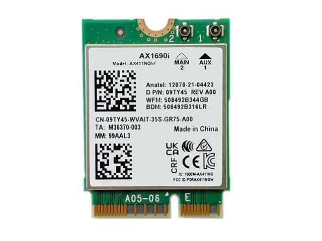 1Pcs AX1690I Card 2.4 Gbps 802.11Ax 2.4/5/6Ghz Bluetooth 5.3 Module