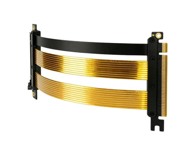Pcie 5.0 X16 Riser Cable For 50/40/30 Series Vertical GPU 90° PCI Express 5.0 Graphics Card Extension Cable 20CM