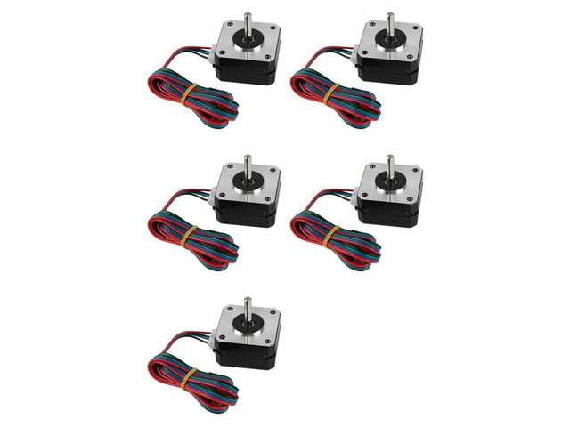 5X 3D Printer Parts Titan Extruder NEMA 17 Stepper Motor 42X42x23mm 17HS4023 For Ultimaker Prusa I3 Kossel Corexy