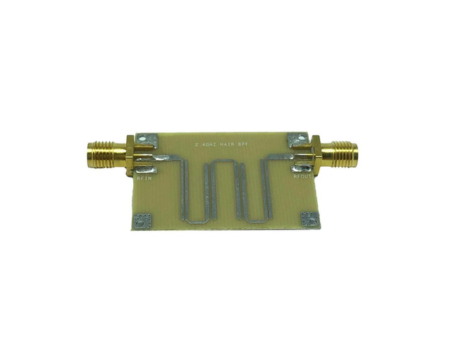 1 Piece Microstrip Filter Frequency Bandpass Filter Versatile Convenient Utility Module 2.3-2.5Ghz PCB