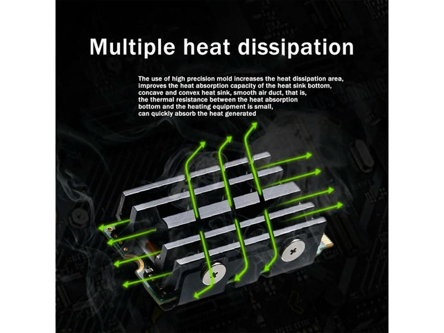 M.2 2242 Solid State Drive Radiator SSD Cooling Heatsink Nvme2242 Solid State Drive SSD Heat Sink Cooling Vest