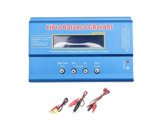 For B6 80W Lipo Charger+ Lipo NiMh Li-Ion Ni-Cd Digital Lipro Balance Charger Charger