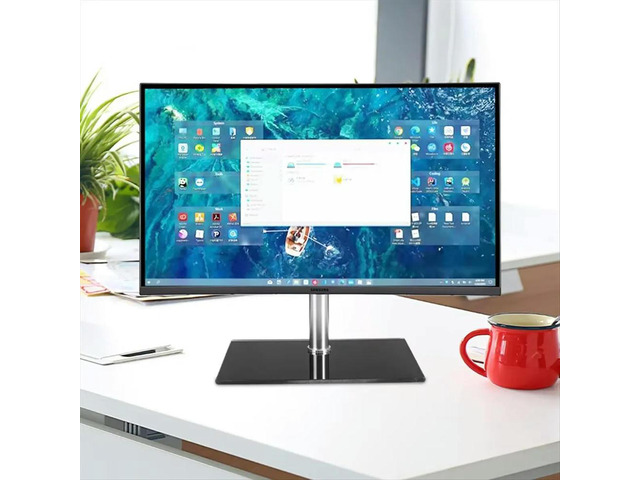 Universal Tv Stand Adjustable Table Top Tv Stand for 14-27 Inch Led Height Screen Holder Tv Base Stand with Base