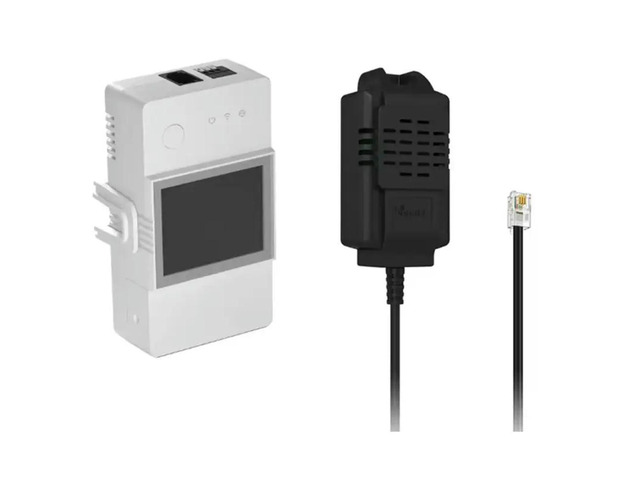 TH16 Switch Temperature Humidity Monitoring For Home Automation Work For Alexa Google Home Compatible