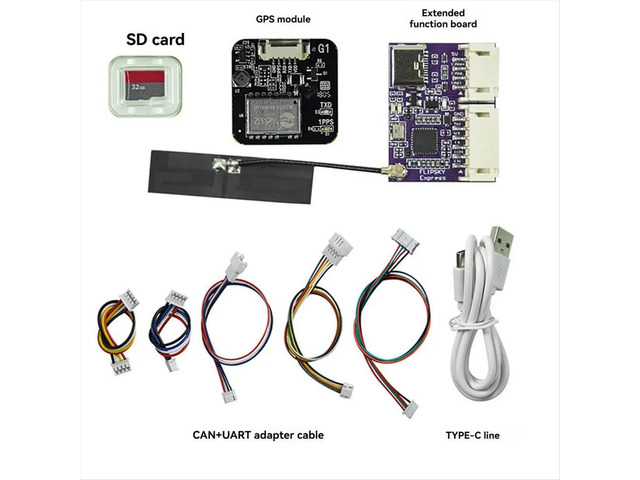 FSESC EXPRESS ESC Expansion Board+GPS Module+Memory Card Supports +Bluetooth GPS Positioning Data Recorder
