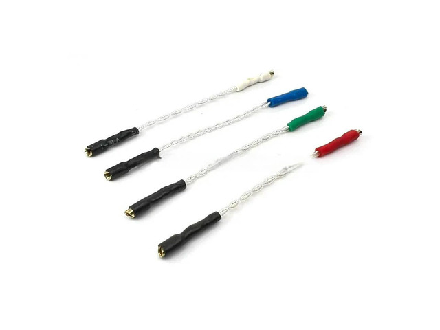 Enthusiast Grade 5N Silver Cartridge Wire 4Pcs 50mm Turntable Stylus HIFI Audio Accessories