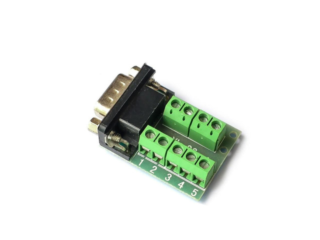 DB9 connector female adapter signals Terminal RS232 Serial to Terminal