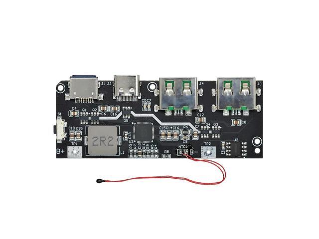 QC4.0 QC3.0 LED Dual USB 5V 4.5A 22.5W Micro/Type-C USB Mobile Power Bank Charging Module Temperature / Circuit Protection