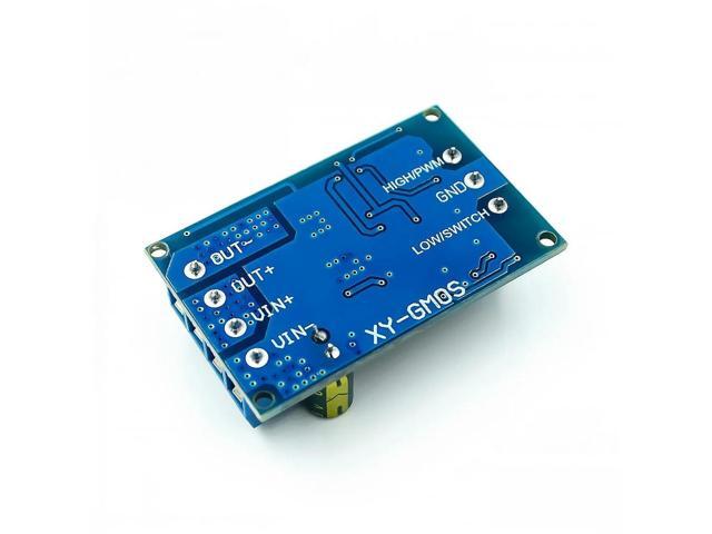 High-Power 600W MOS Tube FET Trigger Drive Module PWM Control High / Low Level Trigger Switch DC 4V-60V 5V 12V 24V