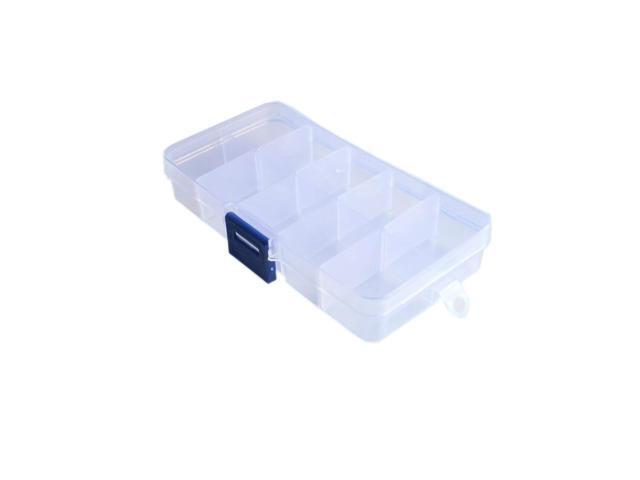10 Grid can be remov transparent plastic small box kit box jewelry jewelry box electronic components parts finishing bo