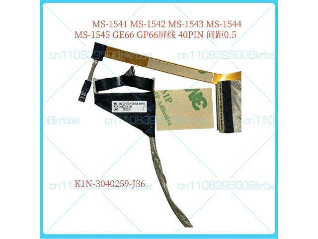 Suitable for MS-1541 1545 GE66 GP66 screen cable. 40PIN, spacing 0.5mm, K1N-3040259-J36