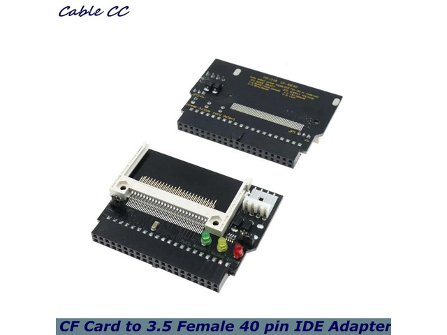 Black Compact Flash CF to 3.5 Female Converter Card 40 Pin IDE Bootable Adapter CF to IDE Adapter