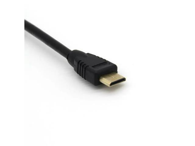 Mini HDMI-compatible Adapter HD4K Male to Mini HDMI-compatible Female Cable Connector Converter For Raspberry Pi 4 GoPro 15CM