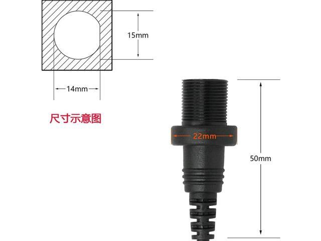 30cm Micro USB 2.0 IP67 Waterproof Cable Micro-USB 5pin IP 67 Male to Female Panel Mount Water Proof Connector Extension Cord