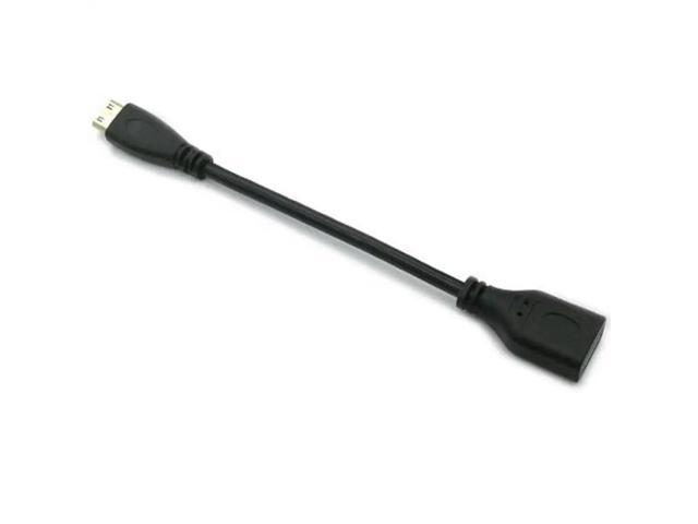 Mini HDMI-compatible Adapter HD4K Male to Mini HDMI-compatible Female Cable Connector Converter For Raspberry Pi 4 GoPro 15CM