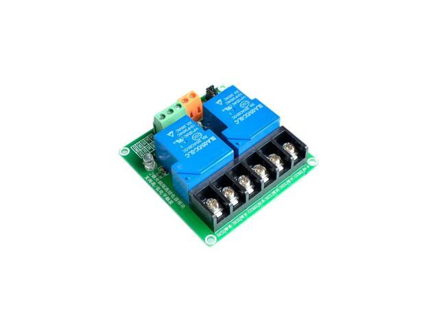 two 2 channel relay module 30A with optocoupler isolation 5V supports high and low Triger trigger for home