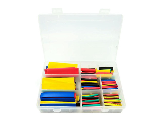 328PCS Polyolefin Insulation Heat Shrink Tubing Tube Sleeve Wrap Wire Assortment Shrinkable Tube Wrap Wire Cable Sleeves Set Hot