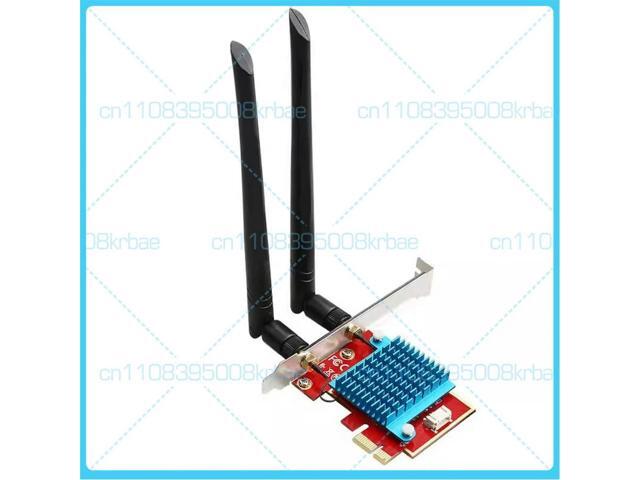 2pcs For MINI PCI-E Network Card Adapter PCI-E X1 to M.2 NGFF E-Key Converter Card with Bluetooth Support