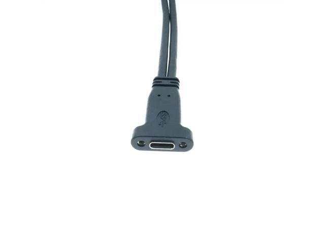 0.5m USB 3.1 Type-C Female to USB 3.0 Motherboard 20Pin Panel Mount Cable With Rear PCI Back Panel Expansion Bracket for PC