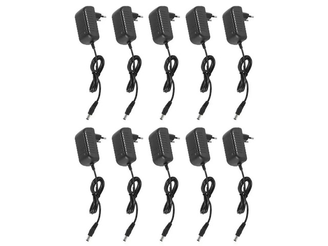 10X AC 100-240V A DC 9V 2A Adapter Converter Power Supply (EU Plug)
