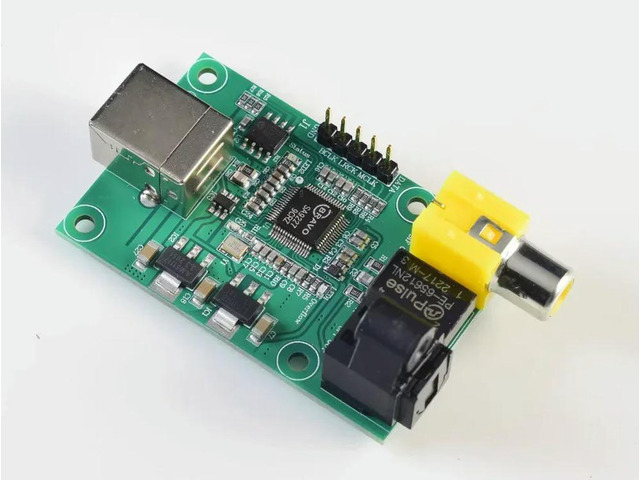 SA9227 USB To SPDIF Optical I2S.32BIT 384K DSD256 Suooprt AC3,DTS,DOLBY Digital Source Output