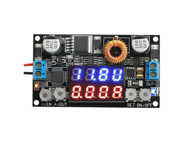 30W voltage and current dual digital display DC step-down power supply 5V-32V to 0-30V12V19V adjustable 5A