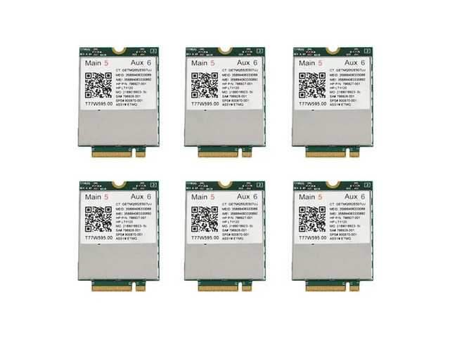 6X Lt4120 X5 LTE T77W595 796928-001 4G WWAN M.2 150Mbps LTE Modem For Elite X2 840 850 G3 640 650 645 G2 Green
