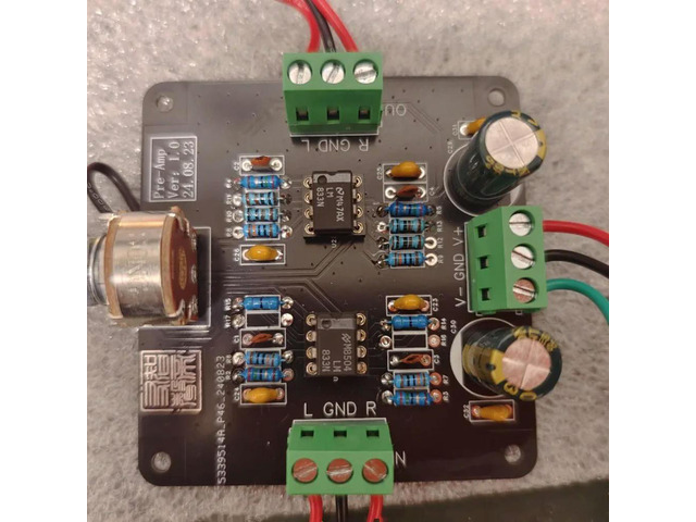 B-049 Preamp Board Preamp Amplifier Circuit Board with Terminal Block, Tiger 180 Design