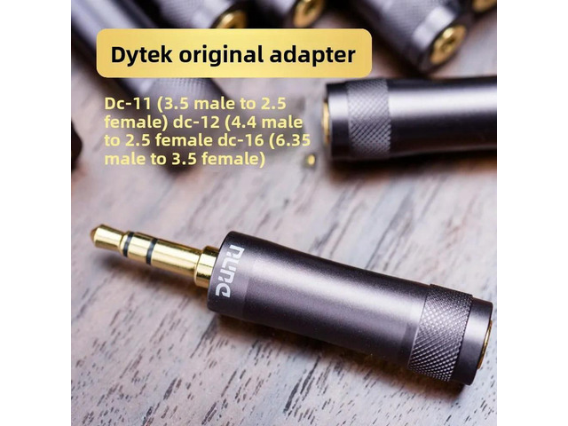 Dakine 4.4mm Balanced to 2.5mm to 3.5mm Headphone Adapter Single-Ended Audio Player Converter Female to Male