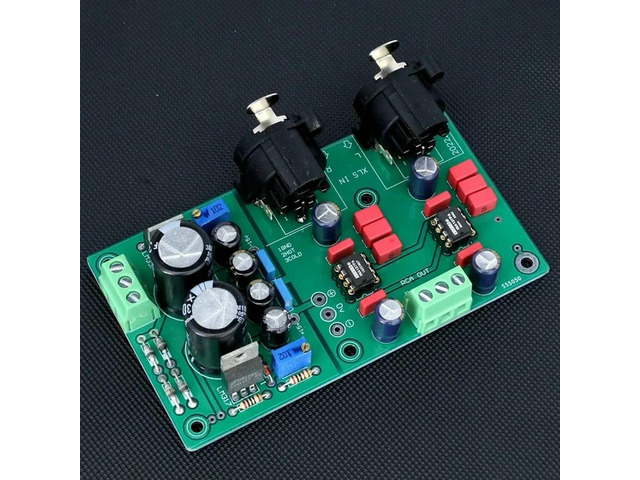 Nvarcher INA137PA Balanced to single-ended 2-channel finished board With regulated power supply
