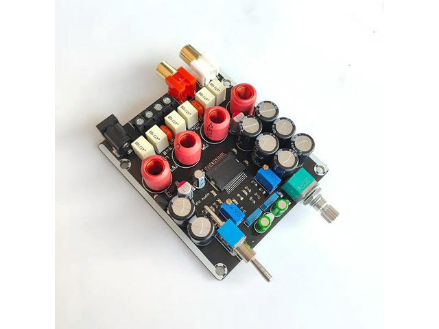 TA2024 Digital Amplifier Board Dual Channel 15W*2 Hollow Inductor Audiophile Grade Class T Full Range Amplifier DC12V