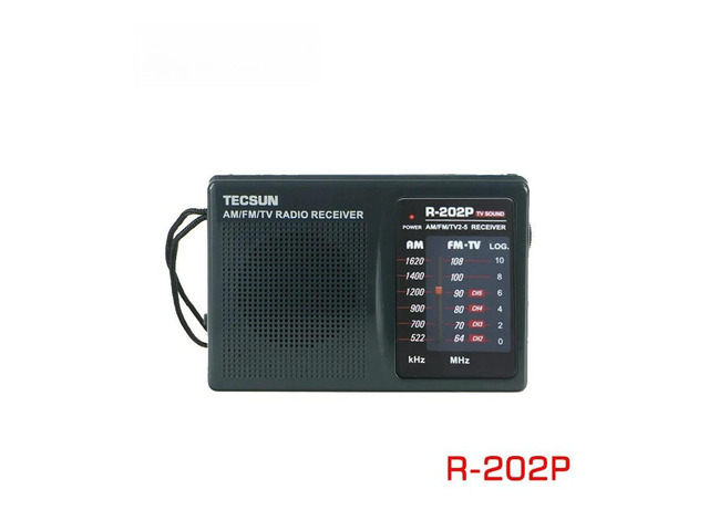 R-202P Digital Demodulation Mechanical Tuning Pocket FM AM TV Audio Campus Radio