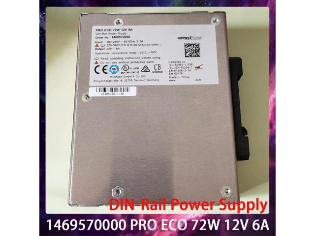 1469570000 PRO ECO 72W 12V 6A DIN-Rail Switching Power Supply