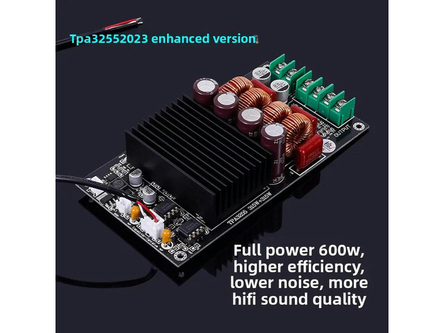 SAMP-100 TPA3255 2x300W 600W Hi-Fi Digital Amplifier Board High Power 2-Channel