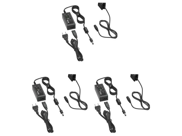 3X AC-PW20 NP-FW50 Dummy Battery AC Power Supply Adapter DC Coupler Kit For Alpha A5100 A6500 A6400 A6000 A55 A7