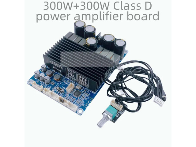 (1Pcs) BDM8 TPA3255 300W+300W BT Power amplifier BT 5.0 Stereo high power adjustable volume (voltage 18-48V) in stock
