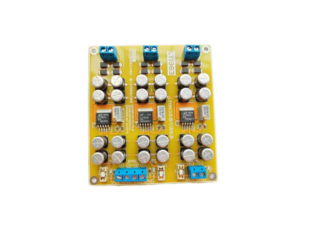 LT1963 multi-channel adjustable power supply board