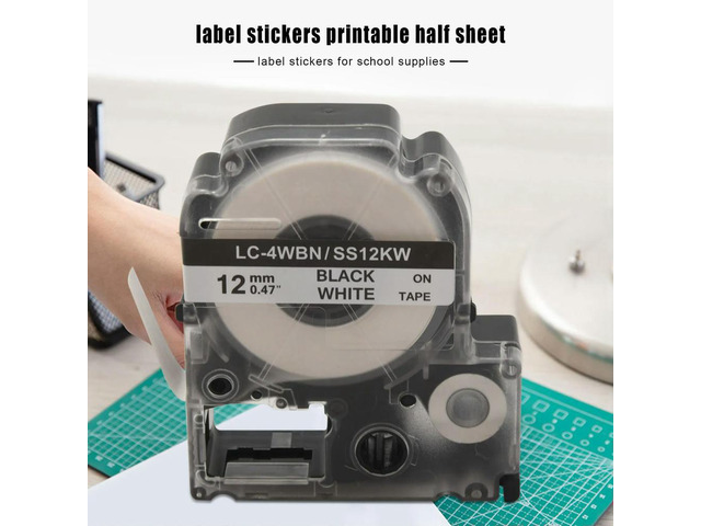 20 Pack Replace LK-4WBN LC-4WBN9(SS12KW) el Tapes For elworks LW300 LW400 LW500 LW700 Black On White