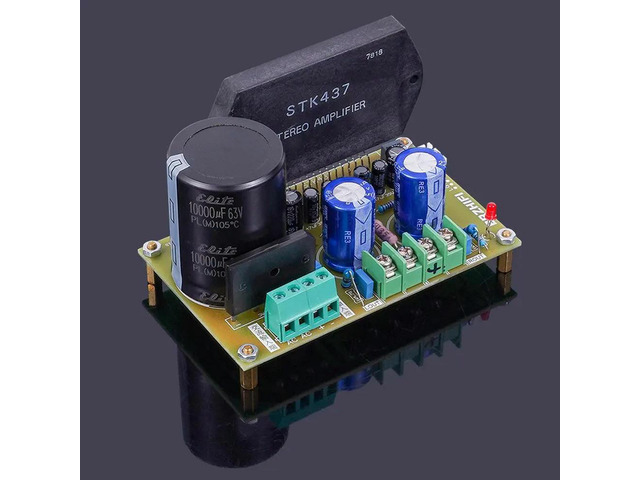 Classic Single-Ended OTL Circuit STK Beautiful Sound Thick Film STK437 Amplifier Board DIY Finished Board Bold Sweet Sound
