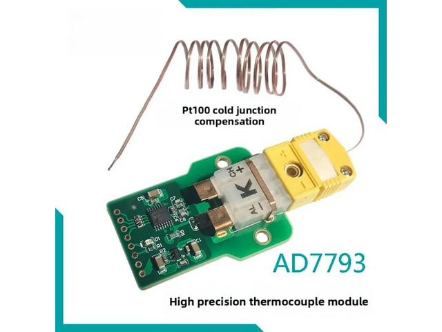 AD7793 High Precision K Thermocouple Temperature Measurement Acquisition Module PT100 Cold Junction Compensation