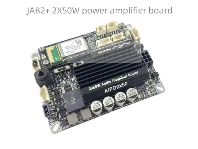 JAB2+ 2x50W/1x100W TPA3116 BT 5.0 Amplifier Board w TWS & Concert Mode w DSP PC UI w PBTL w Adjustable Gain