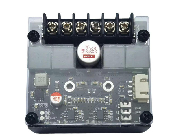 TPA3255 high-power pure rear-stage digital power amplifier board module, stereo bass, small volume, strong heat dissipation