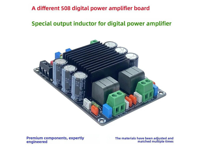 STA508 Amplifier Board Digital Class D HIFI Amplifier Module 12V Desktop Dual Channel Amplifier Audiophile Parts