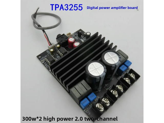 TPA3255 Audiophile HIFI Digital Amplifier Board 300W+300W High Power 2.0 Dual Channel Stereo