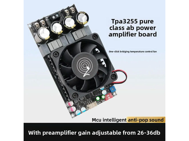 3002 Pure Post-stage Digital Power Amplifier Board High Power 300WX2 Bridge Single Channel 600W Stereo TPA3255