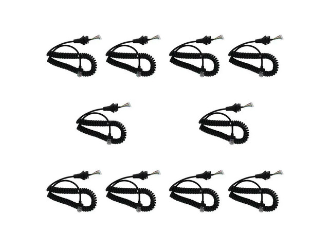 10X HM-152 Microphone Cable For ICOM HM152 IC F121/S IC F221/S Replacement Cable