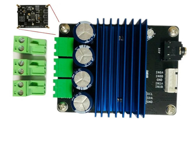 HIFI digital amplifier CLASSD board MERUS MA12070 2X80W V1.6